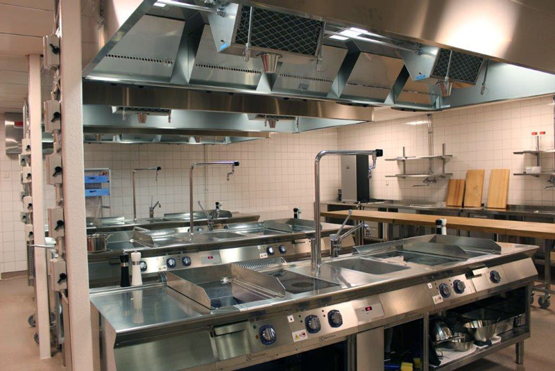 Installation av storkök på skola